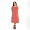 Clara Side Slit Midi Frock - Image 5