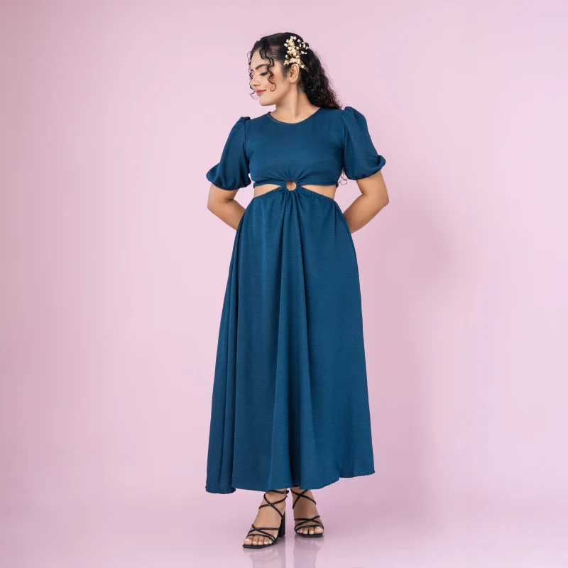 Judie Waist Cut Out Maxi Dress - Image 6