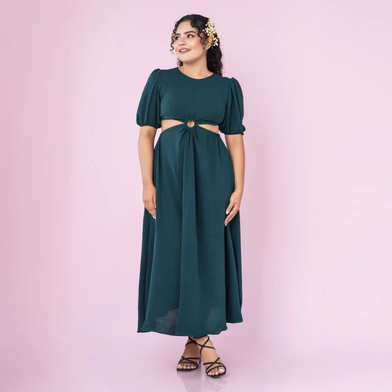 Judie Waist Cut Out Maxi Dress - Image 4