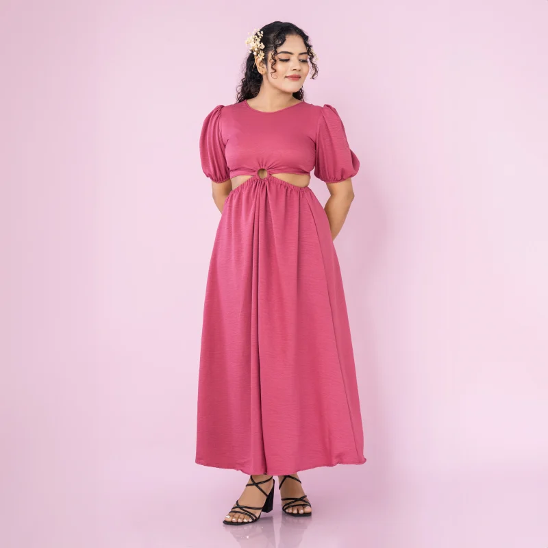 Judie Waist Cut Out Maxi Dress - Image 2