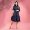 Melania High Neck Dress - Image 3