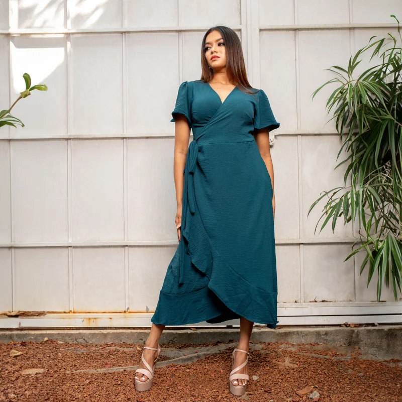 Wrap Around  Midi Dress - Image 2