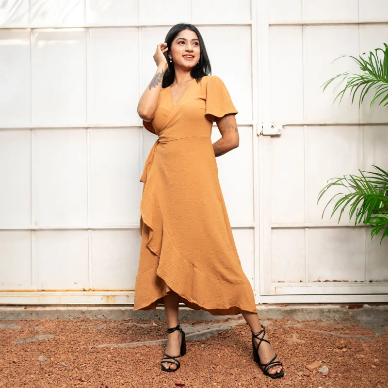 Wrap Around  Midi Dress - Image 4