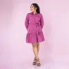 Talia Collar Mini Dress - Image 2