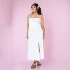 Helen Side Slit Midi Dress - Image 3