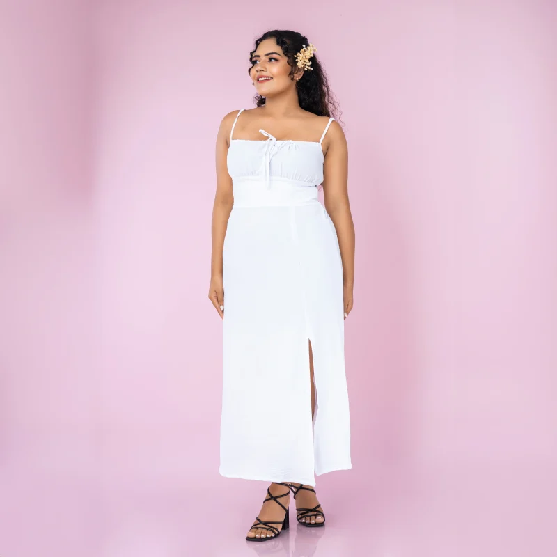 Helen Side Slit Midi Dress - Image 3