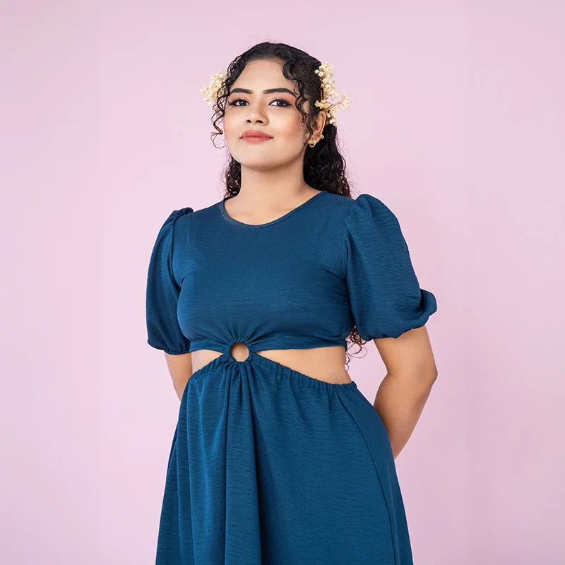 Ziggy Waist Cut Out Maxi Dress