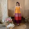 Oleena Four Colors Maxi Dress - Image 3
