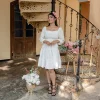 Lonali White Mini Dress - Image 3
