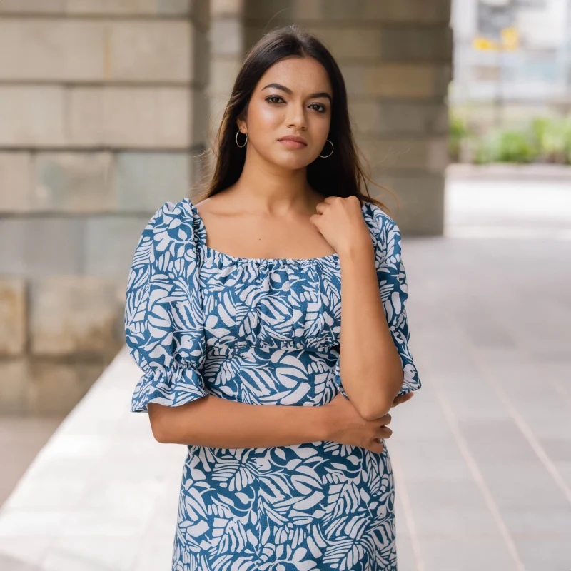 Stacey Square-Neck Maxi Dress - Image 5