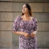 Stacey Square-Neck Maxi Dress - Image 3