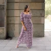 Stacey Square-Neck Maxi Dress - Image 4