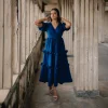 Gabbie Cross-Over Midi Dress