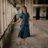 Gabbie Cross-Over Midi Dress - Image 2
