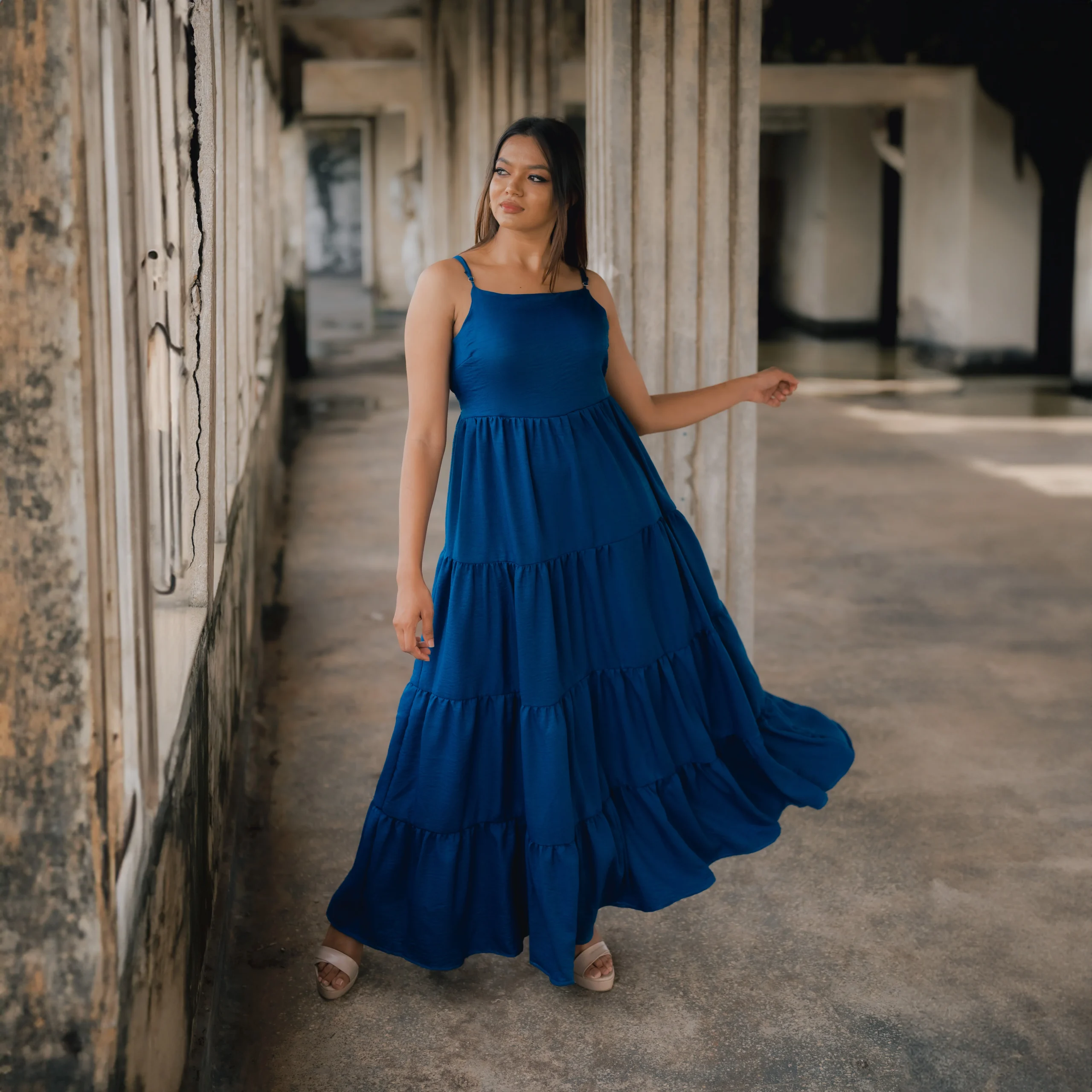 Liya Tiered Maxi Dress