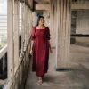 Nicole Square Neck Maxi Dress