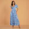 Sapphire Bloom Maxi Dress - Image 7