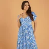 Sapphire Bloom Maxi Dress - Image 6