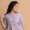 Printed Tiered Babydoll Dress - Image 2