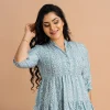 Printed Tiered Babydoll Dress - Image 6