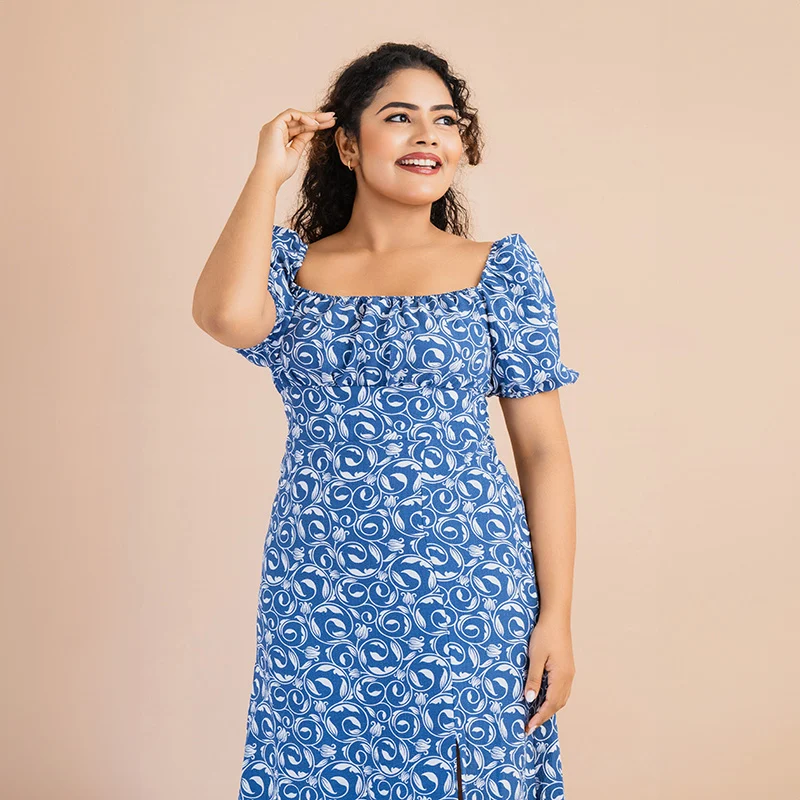 Melanie Side Slit Maxi Dress