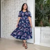Sadie V-Neck Midi Dress - Image 2
