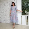 Sadie V-Neck Midi Dress - Image 5