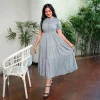 Rose High Neck Midi Dress - Image 5
