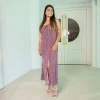 Selena Side Slit Maxi Dress - Image 3