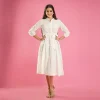 White Eyelet Dress - Image 3