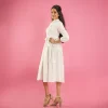White Eyelet Dress - Image 2