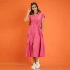 Ruffle Tiered Midi Dress - Image 2