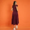 Ruffle Tiered Midi Dress - Image 5