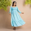 Amelia Square-Neck Maxi Dress