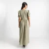 Graceful Tie-Front Maxi Dress - Image 6