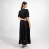 Graceful Tie-Front Maxi Dress - Image 9