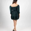 Classic Square Neck Mini Dress - Image 5