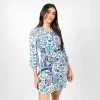 Elegant Printed Tunic Dress - Image 4