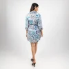 Elegant Printed Tunic Dress - Image 6