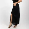 Minimalist High-Slit Skirt Set - Image 11