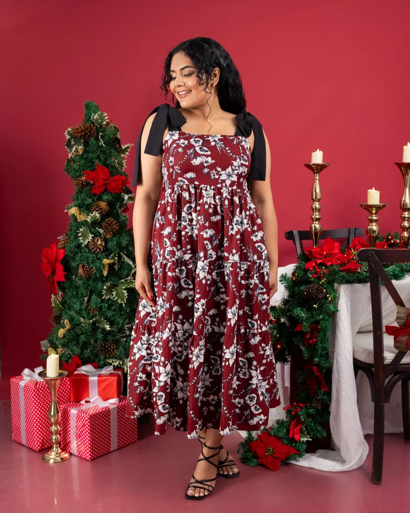 Flora Serenade Midi Dress - Image 6