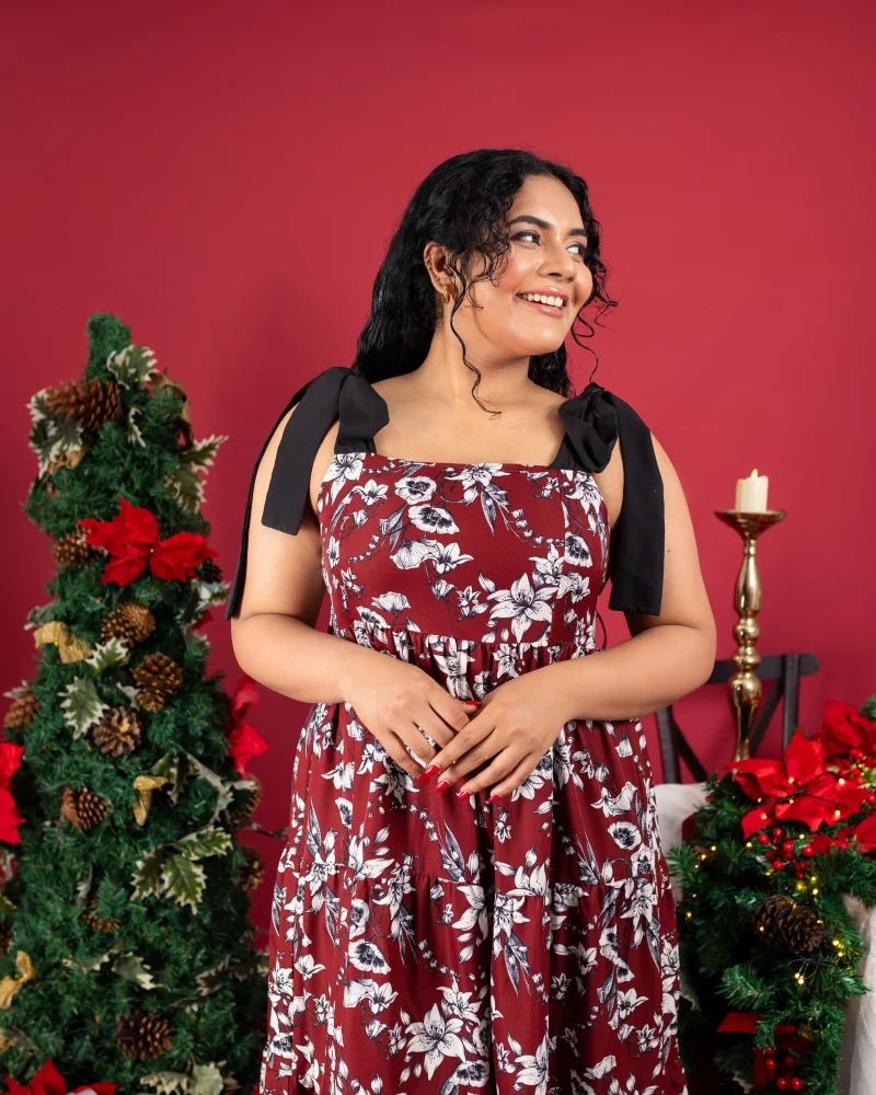 Flora Serenade Midi Dress - Image 5