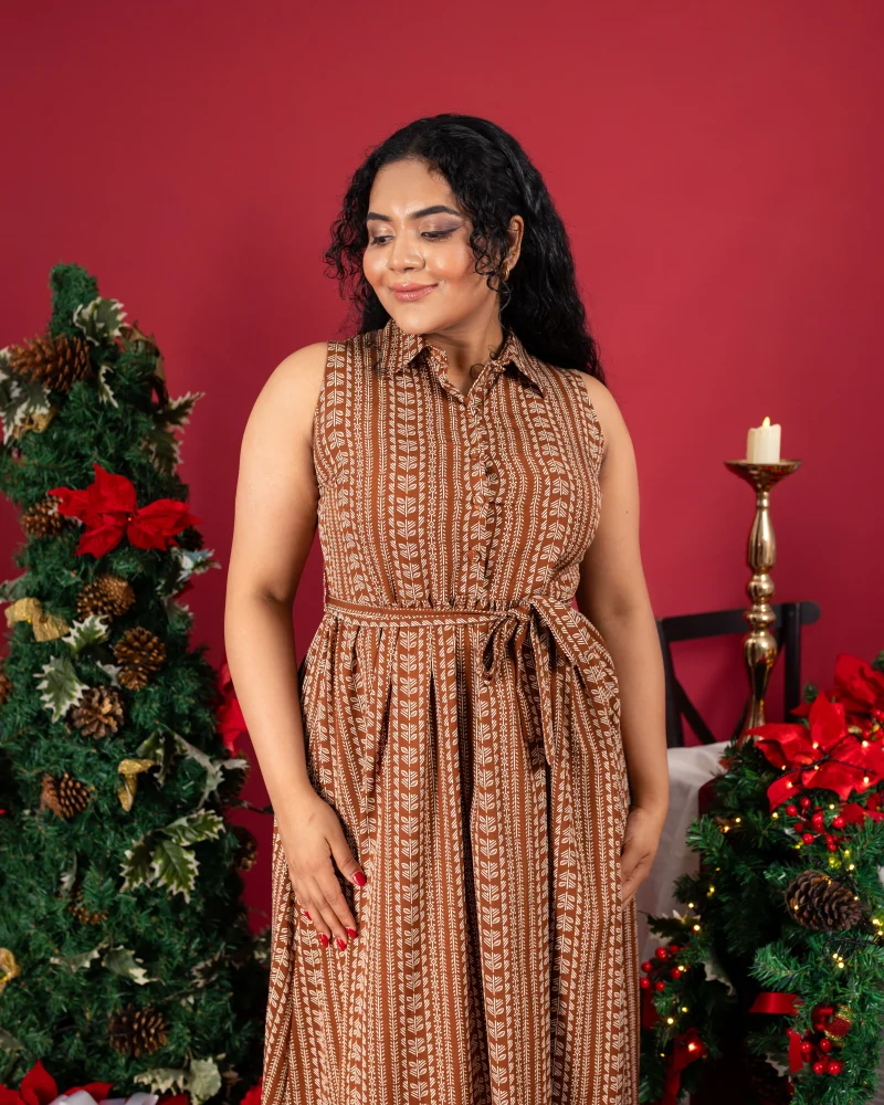 Vintage Charm Maxi Dress - Image 2