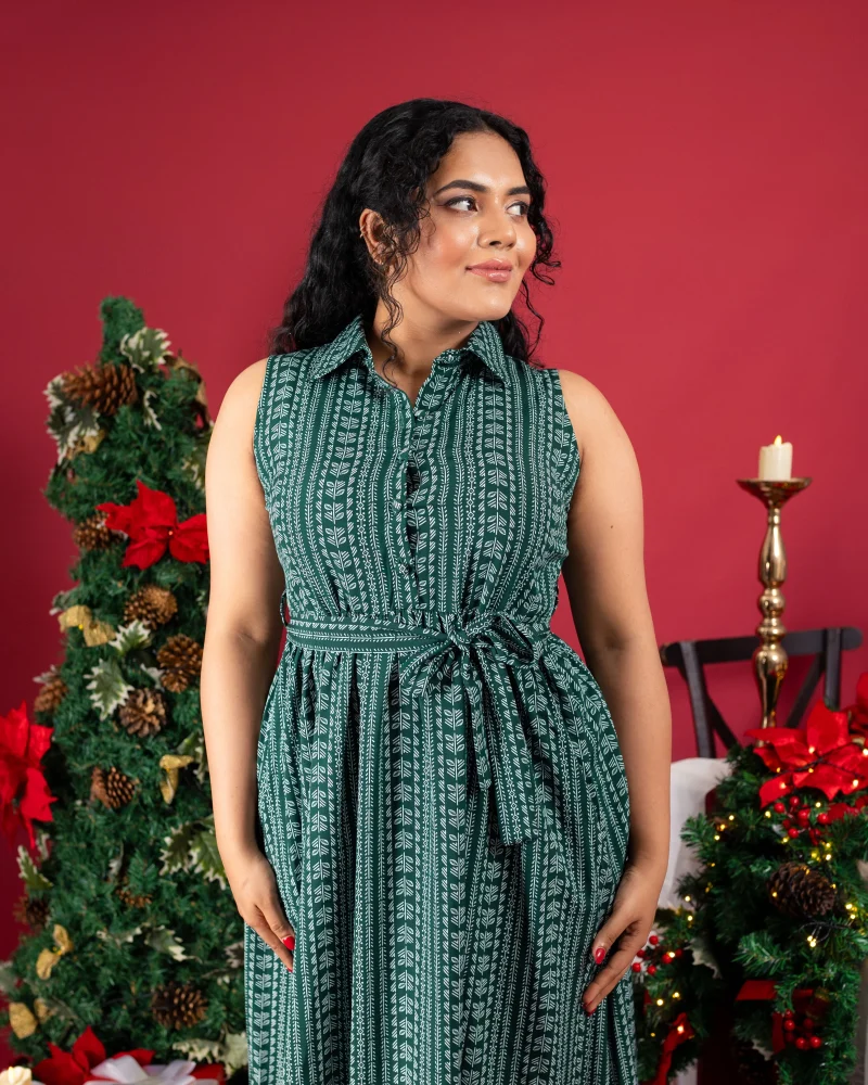 Vintage Charm Maxi Dress - Image 5