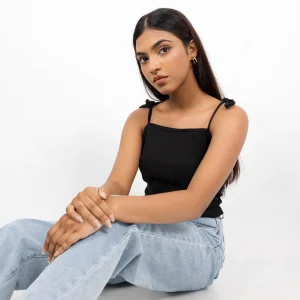 Graceful Knot-Strap Top