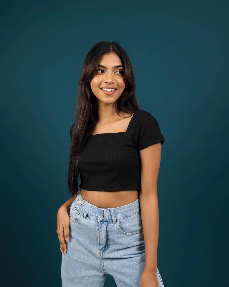 Square Neck Crop Top - Image 7