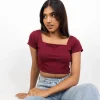 Square Neck Crop Top - Image 3