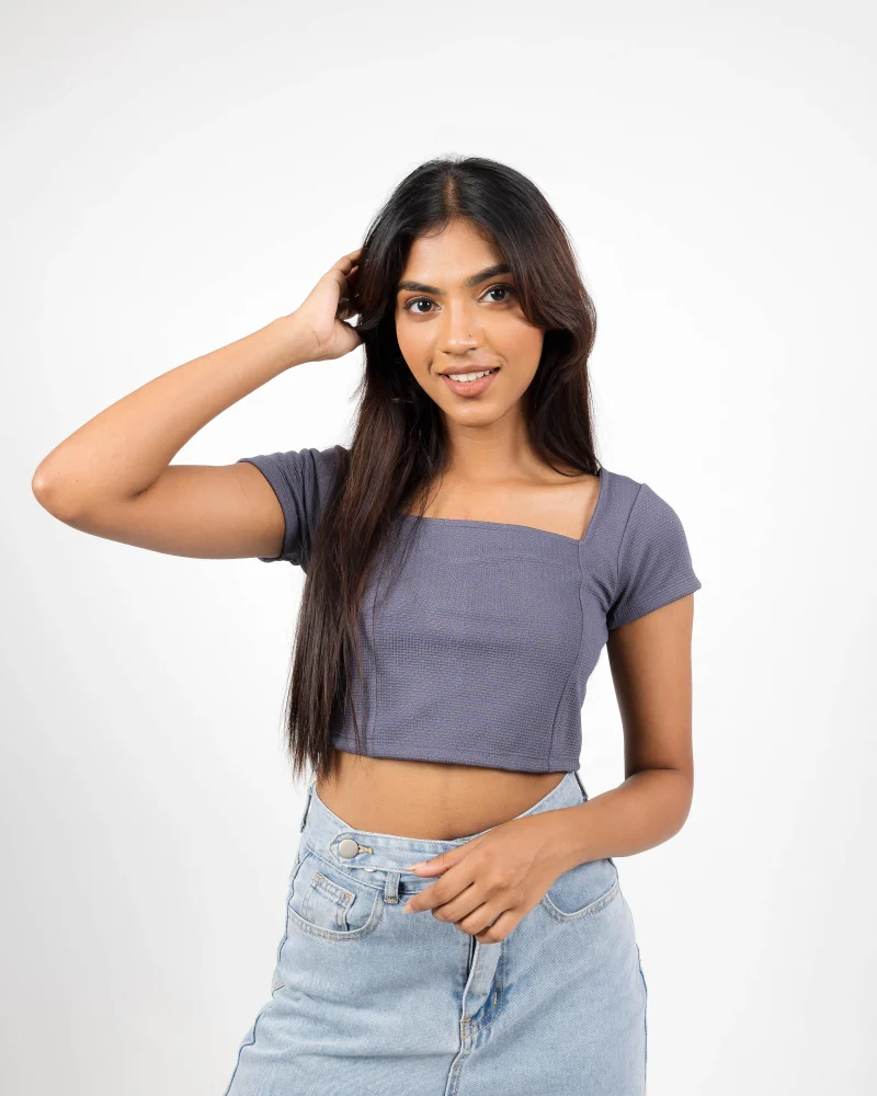 Square Neck Crop Top - Image 5