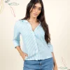 striped button-down shirt - Image 2