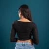 Serene Eyelet Long Sleeve Crop Top - Image 7